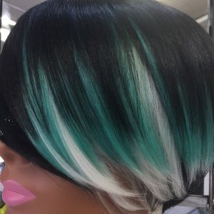 Human Hair Quality Full Wig